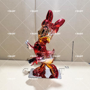 Statua di <span class=keywords><strong>Paperina</strong></span> in Resina Cromata Rosa per Arredamento Casa, Scultura di <span class=keywords><strong>Paperino</strong></span>, Statuetta di <span class=keywords><strong>Paperina</strong></span> in Stile Pop Art - Product Image 6