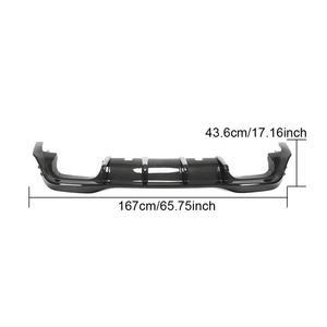 Diffusore paraurti posteriore in fibra di carbonio preimpregnato puro per Volkswagen <span class=keywords><strong>Golf</strong></span> <span class=keywords><strong>R</strong></span> MK8 <span class=keywords><strong>R</strong></span> <span class=keywords><strong>Line</strong></span> 2021-2022 - Product Image 5