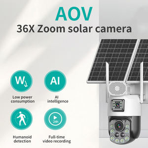 6MP 31200mAh <b>Solar</b> <b>Panel</b> Security PTZ Camera with Dual Lens 25W Outdoor Waterproof Night Vision Camera - Product Image 2