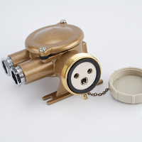 Accessoires d'éclairage HAIXING Marque CZH201-3 10A Prise marine en laiton IP56