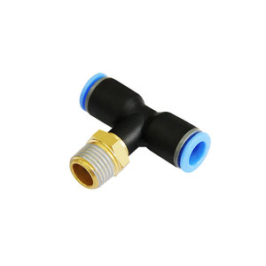 ข้อต่อทีไทป์แบบเกลียว Misumi ข้อต่อเมตริก อะไหล่ระบบนิวเมติก ขายตรงจากโรงงาน - Product Image 2