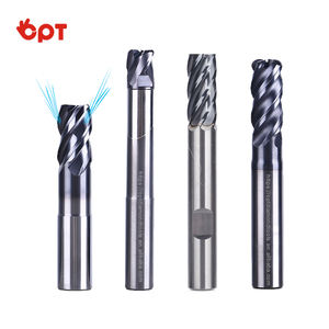 OPT Versatile <strong>Round</strong> <strong>Nose</strong> Cutter Coated 2 Flute 4 Flute Tungsten Steel <strong>End</strong> <strong>Mill</strong> for Micro Machining Slot Cutting CNC Tool - Product Image 2