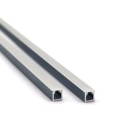 Nouveau design YG-0405 5*5MM Profilés linéaires en aluminium en forme de U pour bande LED, éclairage de vitrine à vin