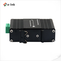 12-48V DC giriş 2 Port 1000M PoE + 1 Port 100 1000M SFP endüstriyel sınıf Gigabit 30W PoE medya dönüştürücü