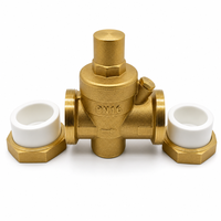 Vanne de réduction de pression d'eau en laiton PN16, régulateur réglable, extrémités doubles raccord PPR 20mm 25mm 32mm pour la plomberie