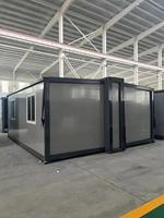 20 pieds pliant Mobile préfabriqué petite maison modulaire entrepôt atelier pas cher extensible conteneur maison