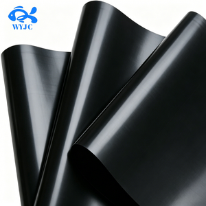 Géomembrane HDPE noire lisse anti-UV, imperméable, pour bassin, 0,2 mm-3 mm, membrane anti-âge pour l'élevage de poissons et de crevettes, lac - Product Image 1