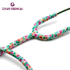 ZY-8001 Double-Diaphragm Stainless Steel <b>Stethoscope</b> Color Doppler Rainbow Ten Head - Product Image 4