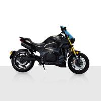 Moto électrique de style Diavel avec une autonomie de 300 km en une seule charge, idéale pour les longues distances et les voyages