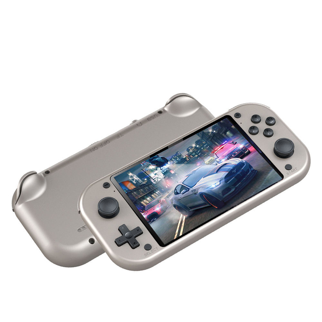 M17 4K HD 4.3inch Screen Handheld Game Console 64G 128G Portable Pocket Video Player with Open Source Linux System Retro Gaming