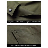 Tablier de cordonnier de travail amovible et imperméable en polyester personnalisé en gros avec poche