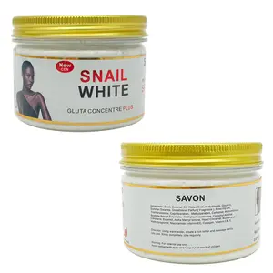 Snail White Plus SPF 60 + Sabun Mandi Cair Pemutih Terbaik, Sabun Mandi Cair Natural dengan Vitamin C & Collagen Organinc