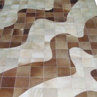 Alfombra de Oración Musulmana 3D Bordada a Mano, Moderna, de Cuero Vacuno Genuino, de Lujo, Antideslizante, Apta para Mascotas
