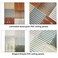 Panneaux muraux en PVC à design marbre et bois modernes pour l'installation hôtelière, grille de plafond en PVC, panneaux cannelés – Vente en gros 2026