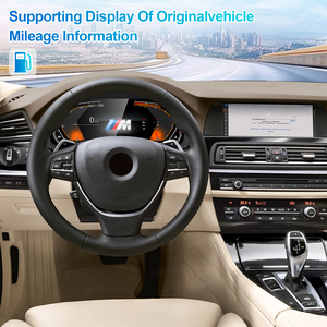 Màn hình hiển thị kỹ thuật số ô tô BMW F01 F10 F15 F16 F25 F26 tích hợp Carplay, tốc độ kế, đồng hồ tua máy, mới, 12.<span class=keywords><strong>3</strong></span> inch - Product Image 5