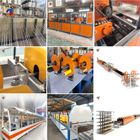 Machine à barres d'armature en fibre de verre, ligne de production GFRP, système de pultrusion automatique, barres d'armature haute résistance 4-32 mm, commande PLC, ISO9001/CE