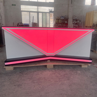 Table de bar DJ, table à vaisselle, table de fête KTV, boîte lumineuse à LED, commande vocale, mobile