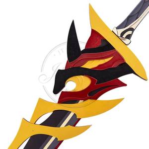 ดาบจำลอง คีมายเออร์ เรดฮอร์น สโตนเทรสเชอร์ แบมบู จากเกม Genshin Impact ของ MS - Product Image 4