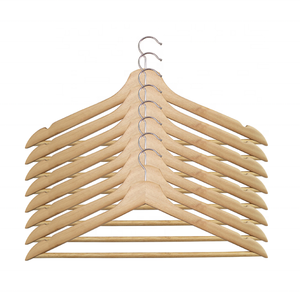 Perchas de Madera de Eucalipto Económicas, Perchas de Madera para Ropa, Cabides de <span class=keywords><strong>Madeira</strong></span>, Percha de Madera - Product Image 6