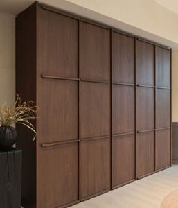 Nouvelle maison moderne Armoire personnalisée Combinaison de design Armoire en bois massif - Product Image 6