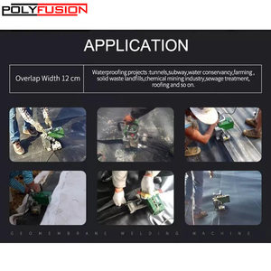 เครื่องเชื่อมพลาสติกแบบลิ่มร้อน เครื่องเชื่อมแผ่น HDPE เครื่องเชื่อมแผ่นเมมเบรน HDPE - Product Image 2