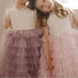 Ropa de Moda para Niños de Primavera y Otoño, Falda Tutú Informal para Niños, Falda de Color Sólido, Vestidos de Fiesta para Niñas, Lazo Ecológico - Product Image 1