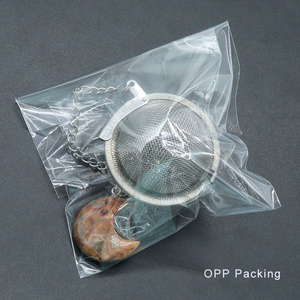 Tee-Ei aus Edelstahl, Kugel-Teesieb, Amethyst Weißer Kristall Mond Anhänger Teefilter mit Verlängerungskette - Product Image 5