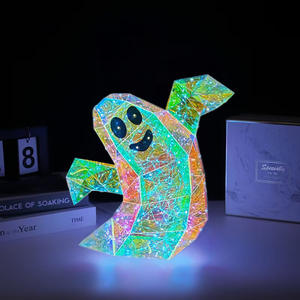 Decoración <span class=keywords><strong>de</strong></span> Escena Luminosa con Sombrero <span class=keywords><strong>de</strong></span> Bruja Mágico para Fiesta <span class=keywords><strong>de</strong></span> Halloween, Material PET, <span class=keywords><strong>de</strong></span> Flower World - Product Image 3