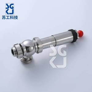 Vanne de sécurité sanitaire en acier inoxydable 304 pour la vente en gros par le fabricant, soupape de décharge de pression, idéale pour - Product Image 4