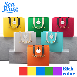 Custom White <strong>Card</strong> Handbags <strong>Gift</strong> Box Packaging Bags Commonly Used Shopping Bags - Product Image 2