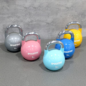 Kettlebell de compétition colorée <span class=keywords><strong>SMARTFIT</strong></span> de 8 à 32 kg, logo personnalisé, poids libre en acier, ensemble - Product Image 2