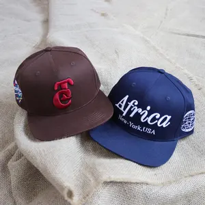 帽子供应商批发定制棉织物棒球帽时尚休闲6面板3D标志平帽