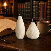 Cadeau de déménagement : Bougie en cire de soja de forme nordique, parfumée, minimaliste, décorative, sculpturale, en gros, OEM ODM