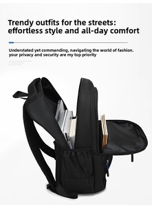 <span class=keywords><strong>Zaino</strong></span> Scolastico di Grande Capacità per Uomo e <span class=keywords><strong>Donna</strong></span>, per Studenti delle Scuole Medie/Superiori, Borsa da Viaggio <span class=keywords><strong>in</strong></span> <span class=keywords><strong>Tessuto</strong></span> Oxford Resistente all'Acqua - Product Image 6