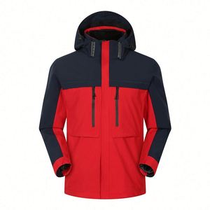 Veste coupe-vent légère pour homme, 3 couches, imperméable, avec logo personnalisé - Product Image 1