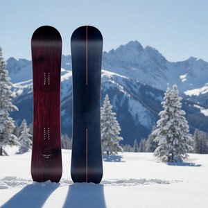 Lanke-Juego de snowboard profesional unisex para adultos, de una pieza de madera para invierno - Product Image 2