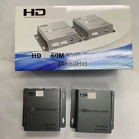 NKIWI HDTV 60M KVM Extender sur Cat5e/Cat6 1080P Full HD, Transmetteur/Récepteur USB pour Clavier/Souris, pour Moniteur PC, En Stock