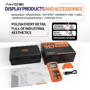 Aikesi ADKS-4 xách tay dễ cháy gas Detector H2S co O2 Carbon Monoxide báo động tự nhiên Gas Detector oxy <span class=keywords><strong>Meter</strong></span> H2S <span class=keywords><strong>LEL</strong></span> - Product Image 6