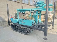 Perceuse DTH à compresseur d'air de 300 m pour puits d'eau SM300 Pompe à boue Mini plate-forme de forage de puits d'eau avec tout