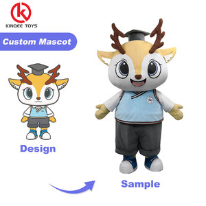 Nhà máy OEM thiết kế 3D trang phục mascot chất lượng cao, trang phục mascot nhân vật voi chân thực đặt may riêng - Product Image 4