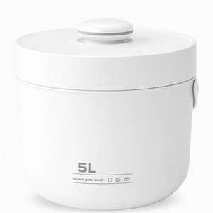 Récipient de stockage automatique sous vide pour aliments pour animaux de compagnie Poubelle hermétique pour aliments pour chiens et chats étanche à l'humidité sans BPA Seau scellé de grande capacité - Product Image 1