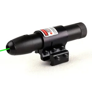 OEM ODM Mini Green Dot Laser Sight Scope Berburu 11Mm 20Mm Base Mount Tactical Green Laser Sight dengan Switch Pressure