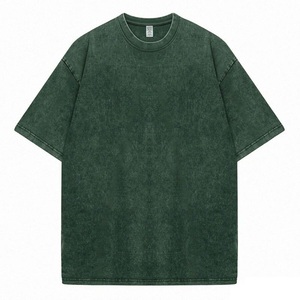 T-shirt personnalisé en coton 100% lourd 230G, OEM ODM, coupe ample unisexe, col rond, manches courtes, avec logo - Product Image 4