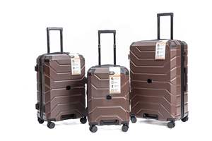 Ensemble de 3 valises grande capacité avec doubles poignées, roues silencieuses, logo couleur personnalisé et accessoires – <span class=keywords><strong>Valise</strong></span> durable - Product Image 4