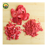 Natuurlijke Zuurzachte Gedroogde Aardbeienplakjes Groothandel - Pure Gedroogde Fruitsnack voor Snoepgoed & Yoghurttoppings