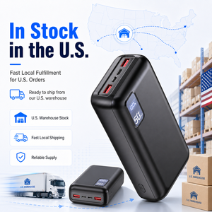 US Stock Free Shipping 50000mAh Power Bank High Capacity PD 22.5W Fast Charging Portable Power Bank for Emergency <strong>Backup</strong> - Product Image 3