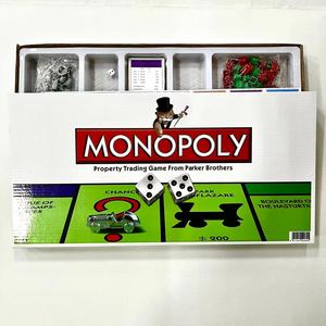 Jeux de société monopoli en plastique, petite maison et miniatures, vente en gros - Product Image 6