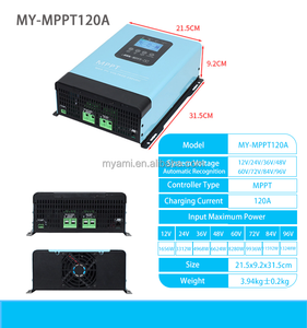 Myami 120A/60A/30A 12V 24V 36V <span class=keywords><strong>48V</strong></span> 96V tự động thích ứng với năng lượng mặt trời bảng điều chỉnh sạc LCD MPPT năng lượng mặt trời <span class=keywords><strong>CHARGE</strong></span> <span class=keywords><strong>CONTROLLER</strong></span> 72V 84V - Product Image 5