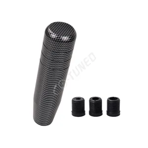 Custom Cool Universal Carbon Fiber Auto Aluminum Manual Car Shift Gear Knob