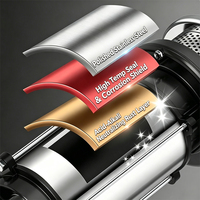Pompe submersible fiable à haute pression 1,5 CV, grand débit, en acier inoxydable, pour eau propre, idéale pour les jardins et les bassins